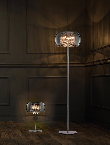 Lampada tavolo da Interno G9 in Metallo Cromo