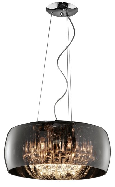 Lampada a Sospensione da Interno G9 in Vetro Cromo