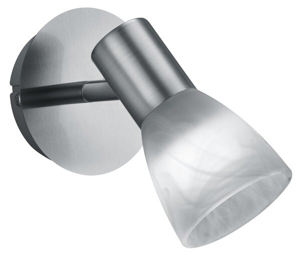 Faretto da Interno a LED in Metallo Nickel Opaco