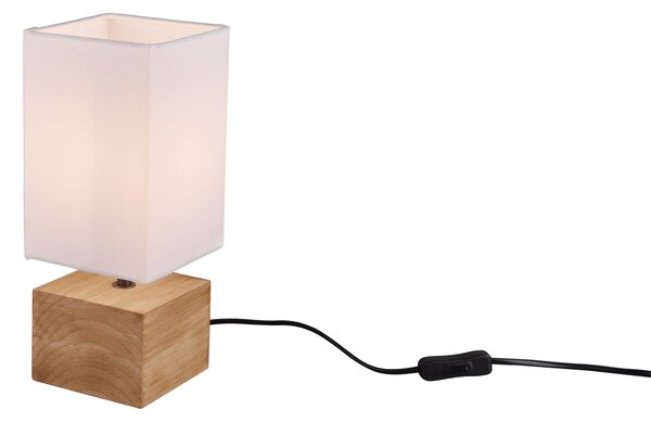 Lampada tavolo da Interno a LED in Legno Legno Colorato