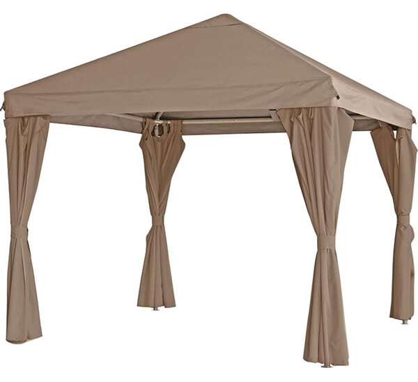 Lesli Living Gazebo "Yasumi" color tortora 300x300 cm