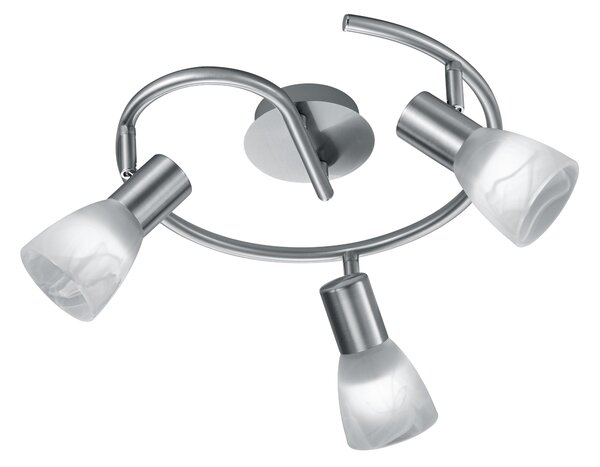 Faretto da Interno a LED in Metallo Nickel Opaco