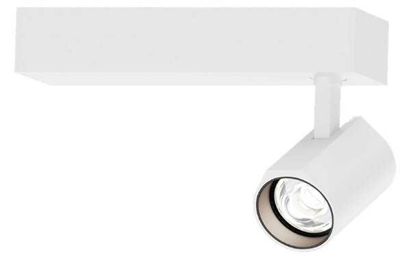 Wever & Ducré Lighting Faretto a soffitto Ceno, dimmerabile, Bianco / Opale, Soggiorno / Sala da pranzo, Alluminio, Moderno, Plafoniera