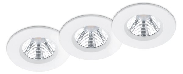 Illuminazione da Incasso da Interno a LED in Metallo Bianco Opaco
