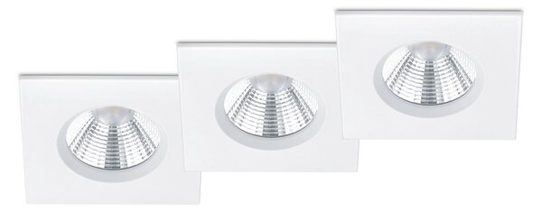 Illuminazione da Incasso da Interno a LED in Metallo Bianco Opaco