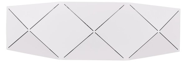 Applique da Interno a LED in Metallo Bianco Opaco