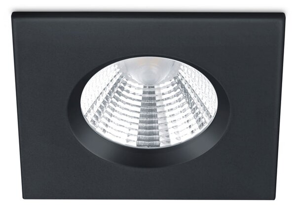 Illuminazione da Incasso da Interno a LED in Metallo Nero Opaco
