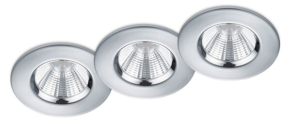 Illuminazione da Incasso da Interno a LED in Metallo Cromo