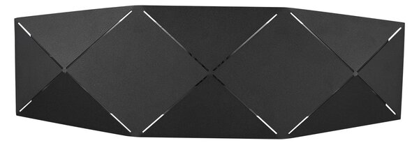 Applique da Interno a LED in Metallo Nero Opaco