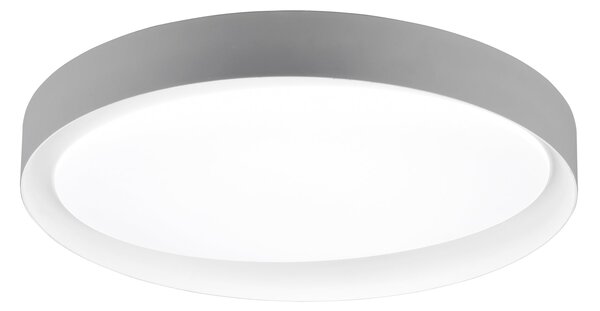 Plafoniera da Interno a LED in Plastica Grigio