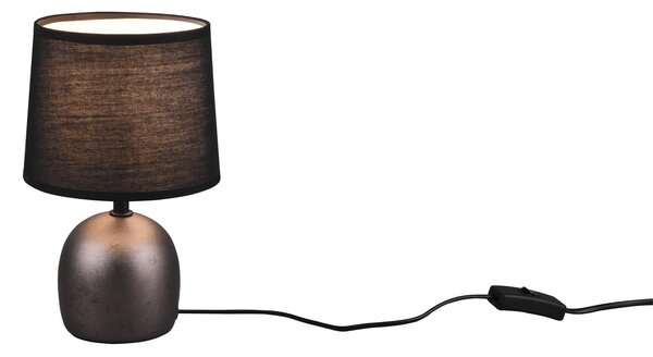 Lampada tavolo da Interno in Ceramica Nickel Anticato