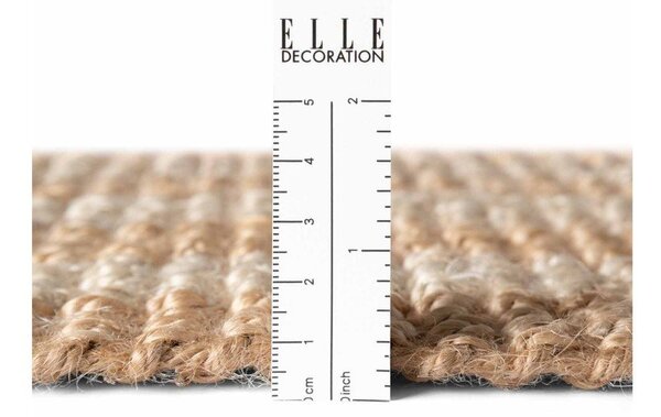 Tappeto in juta beige tessuto a mano 160x230 cm Harvest Amber - Elle Decoration