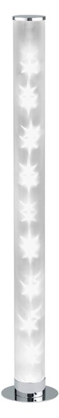 Piantana da Interno a LED in Metallo Cromo
