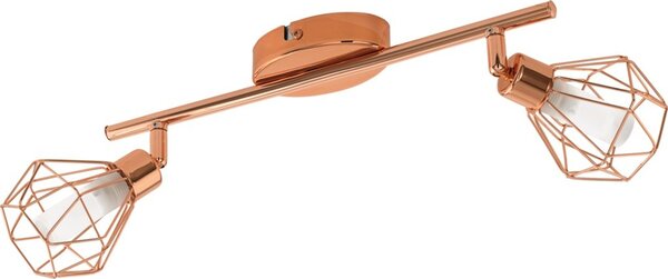 Eglo 95546 Zapata LED Spot 2x2,5W acciaio rame