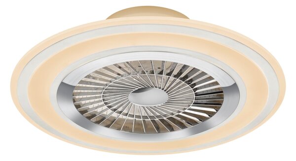 Plafoniera Ventilatore da Interno a led in PLASTICA Bianco Opaco