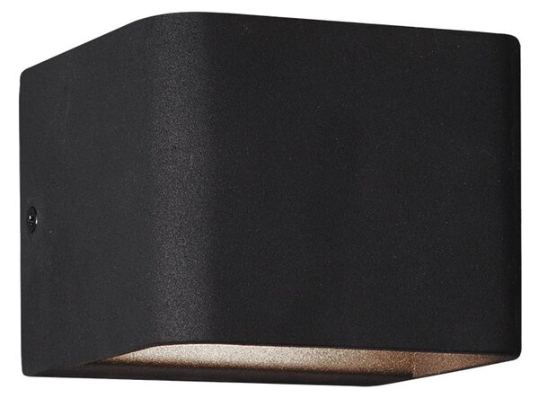 Applique da Interno a LED in Metallo Nero Opaco