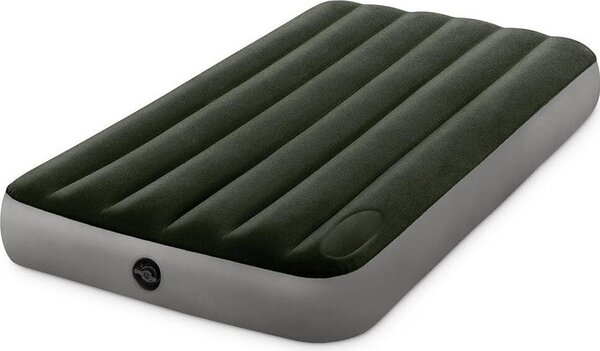 Letto gonfiabile - Letto ad aria - Per ospiti - Pompa integrata - 99x191x25 cm - Bianco