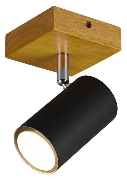 Spot da Interno a Led in Metallo Nero Opaco