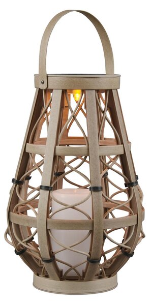 Lampada tavolo da Esterno a LED in Plastica Beige