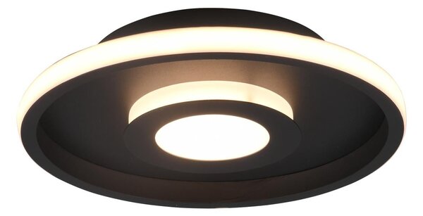 Plafoniera da Interno a led in Metallo Nero Opaco