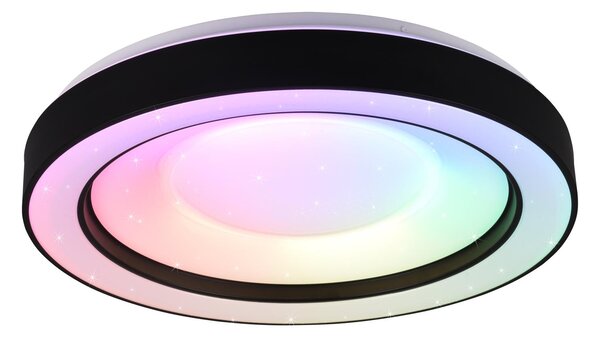 Plafoniera da Interno a led in Plastica Nero Opaco