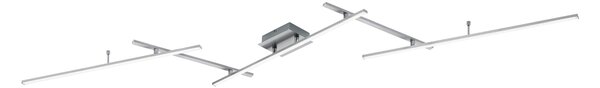 Plafoniera da Interno a led in Metallo Nickel Opaco