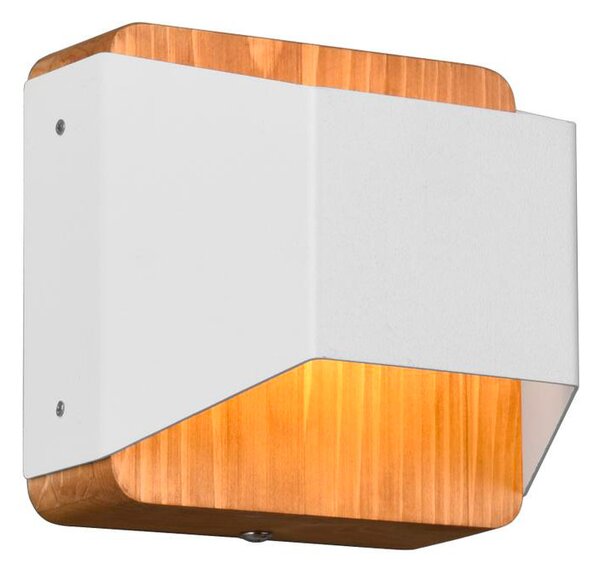 Applique da Interno a led in Metallo Bianco Opaco