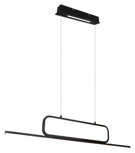 Lampada a Sospensione da Interno a led in Metallo Nero Opaco
