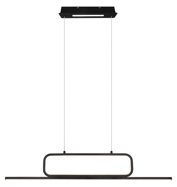 Lampada a Sospensione da Interno a led in Metallo Nero Opaco