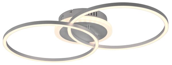Plafoniera da Interno a led in Metallo Titanio