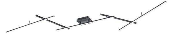 Plafoniera da Interno a led in Metallo Nero Opaco