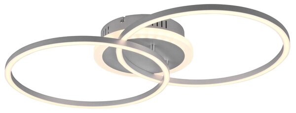 Plafoniera da Interno a led in Metallo Titanio