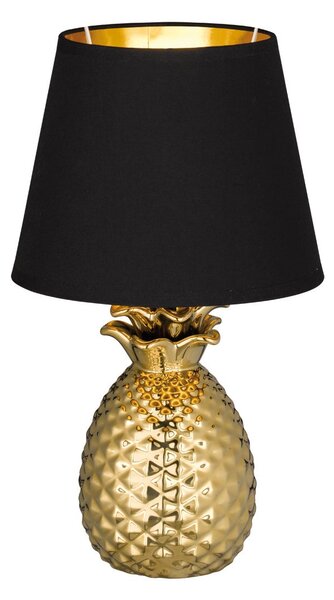 Lampada tavolo da Interno E14 in Ceramica Oro