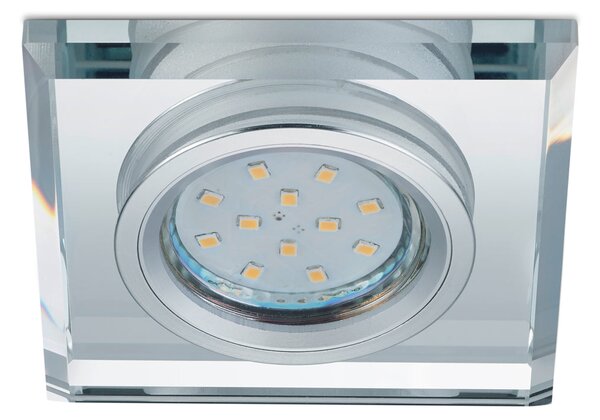 Illuminazione da Incasso da Interno GU10 in Metallo Cromo