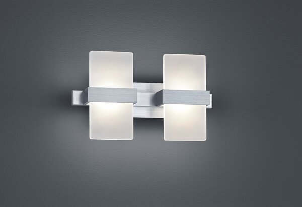 Applique da Interno a LED in Alluminio Alluminio Spazzolato