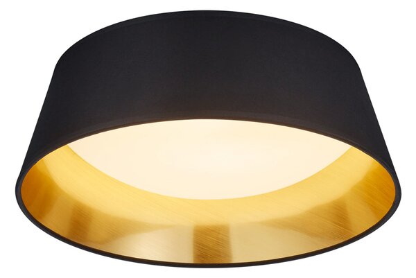Plafoniera da Interno a LED in Tessuto Nero