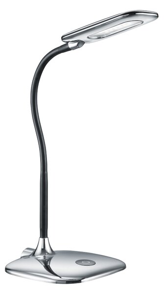 Lampada tavolo da Interno a LED in Plastica Cromo