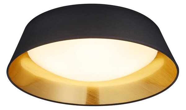 Plafoniera da Interno a LED in Tessuto Nero