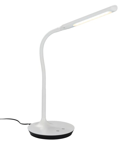 Lampada tavolo da Interno a LED in Plastica Bianco Opaco