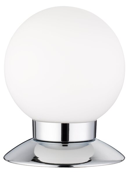Lampada tavolo da Interno a LED in Metallo Cromo
