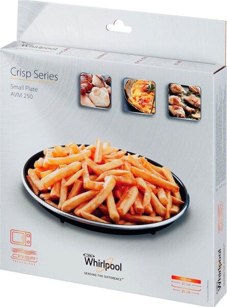 Whirlpool Accessorio Piatto Crisp diametro 25 cm per Microonde Whirlpool - AVM 250