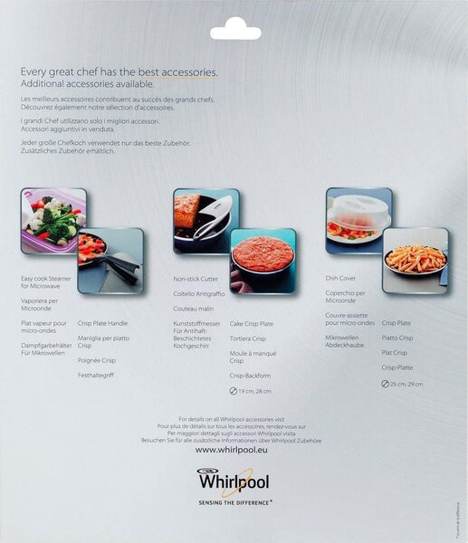Whirlpool Accessorio Piatto Crisp diametro 30,5 cm per Microonde Whirlpool - AVM305