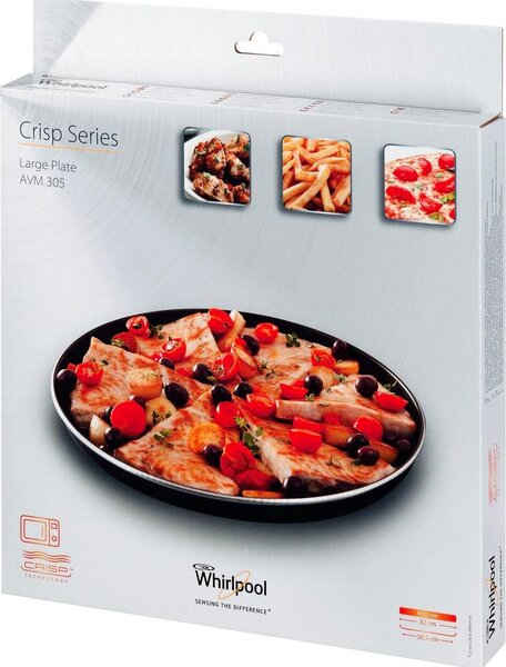 Whirlpool Accessorio Piatto Crisp diametro 30,5 cm per Microonde Whirlpool - AVM305