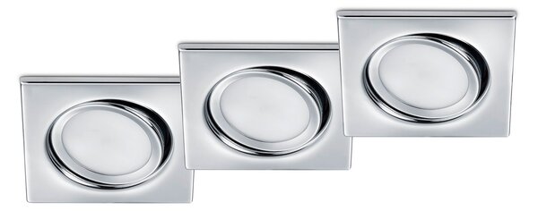 Illuminazione da Incasso da Interno a LED in Metallo Cromo