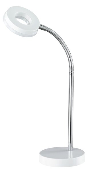 Lampada tavolo da Interno a LED in Metallo Bianco