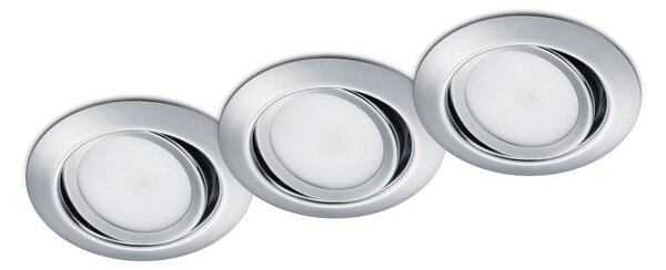 Illuminazione da Incasso da Interno a LED in Metallo Cromo