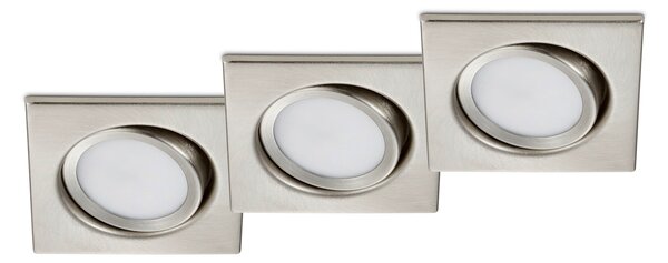 Illuminazione da Incasso da Interno a LED in Metallo Nickel Opaco