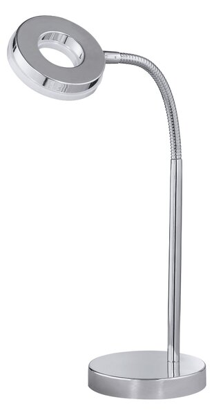 Lampada tavolo da Interno a LED in Metallo Cromo
