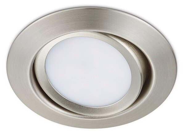 Illuminazione da Incasso da Interno a LED in Metallo Nickel Opaco