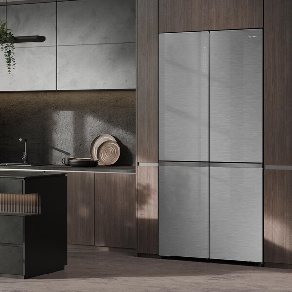 Hisense Frigorifero Americano Side by Side 591 Litri Classe E No Frost colore Argento - RQ768N4GVE